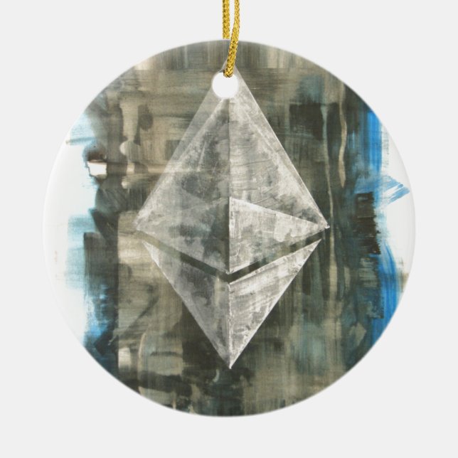 Ethereum Ceramic Tree Decoration (Front)