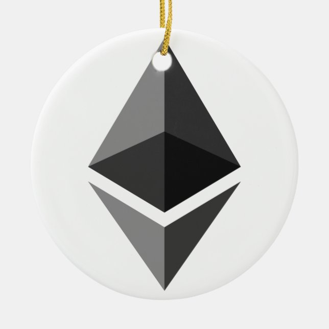 Ethereum Christmas Ornament (Front)