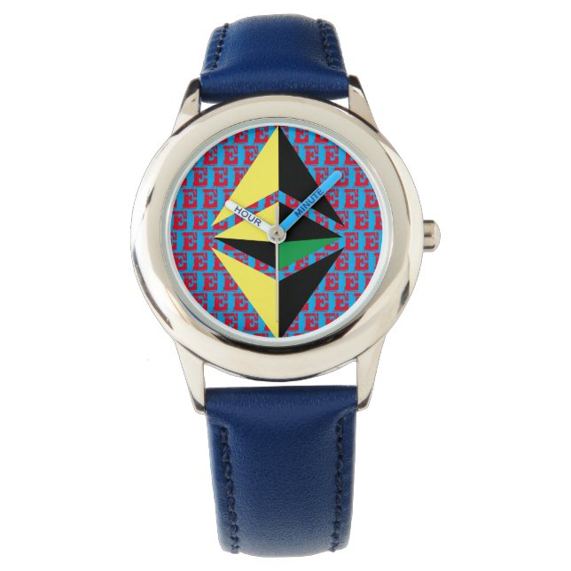 ETHEREUM CLASSIC CRYPTO CURRENCY T-Shirt Watch (Front)