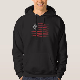 Ethereum Crypto Eth Cryptocurrency Flag Men And Wo Hoodie