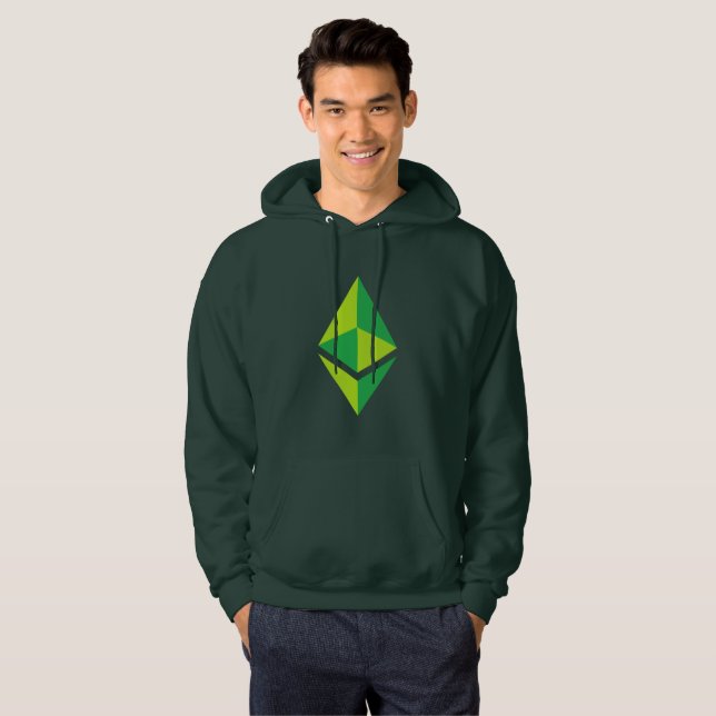 Ethereum ETH Green Logo | Hoodie (Front Full)