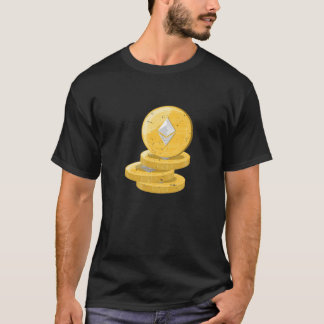 Ethereum Gold Vintage Distressed Blockchain Crypto T-Shirt
