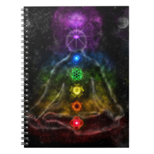 ETHERIC AURA CHAKRA SPIRAL NOTEBOOK