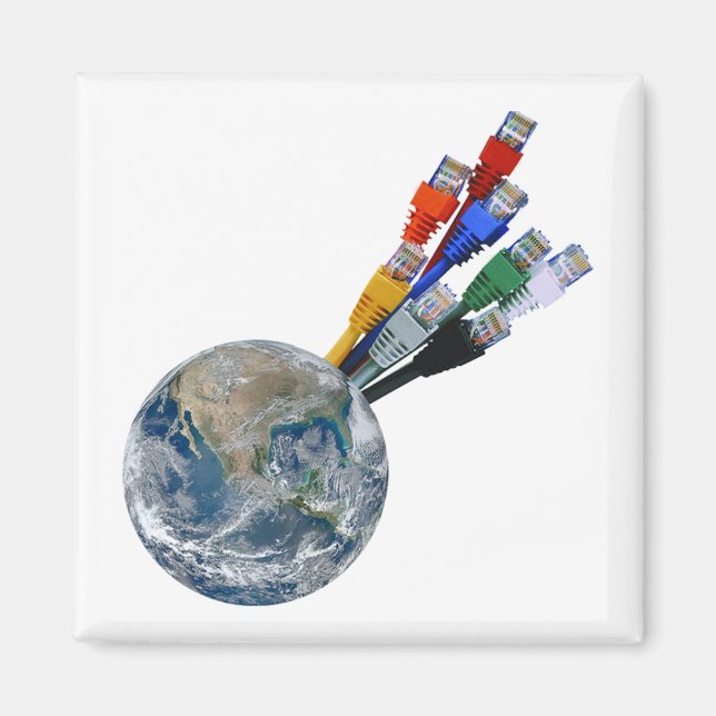 Ethernet Network Connected Earth Magnet (Front)