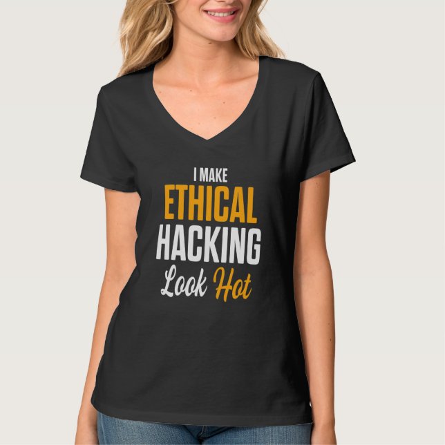 Ethical Hacker Cybersecurity It Pen Tester  25 T-Shirt (Front)