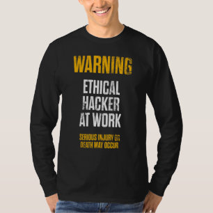 Ethical Hacker Cybersecurity It Pen Tester 2 T-Shirt