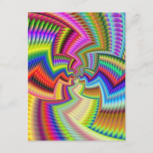 Ethincally Funky Colours Postcard (Front)