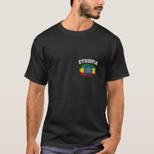 Ethiopia Africa Ethiopian Flag Addis Ababa Vacatio T-Shirt