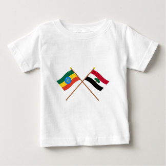 Ethiopia and Oromia Crossed Flags Baby T-Shirt