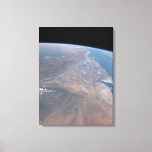 Ethiopia And Part Of The Red Sea Canvas Print