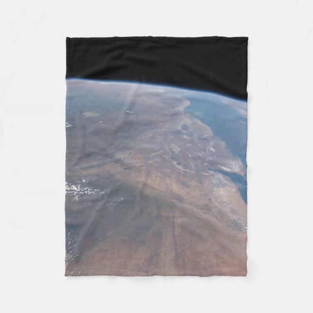 Ethiopia And Part Of The Red Sea Fleece Blanket (Front)
