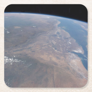 Ethiopia And Part Of The Red Sea Square Paper Coaster