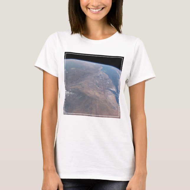 Ethiopia And Part Of The Red Sea T-Shirt (Front)