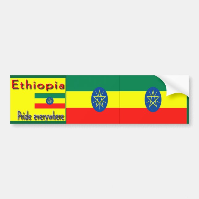 Ethiopia Bumper Sticker (Front)