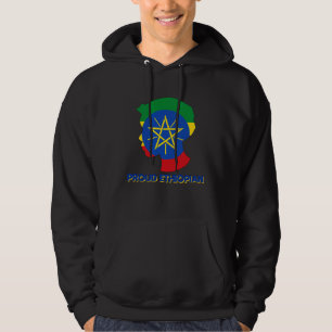 Ethiopia Ethiopian Africa Flag Proud Melanin Princ Hoodie