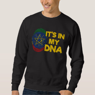 Ethiopia Ethiopian DNA Africa Flag Proud Love Mela Sweatshirt