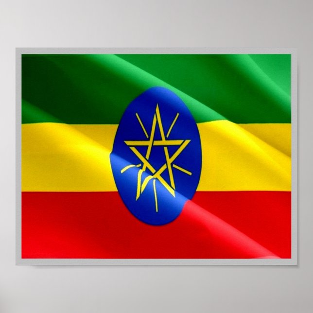 Ethiopia - Ethiopian Flag - Poster (Front)