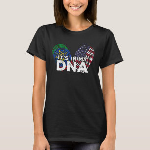 Ethiopia Ethiopians Africa Flag Proud DNA American T-Shirt