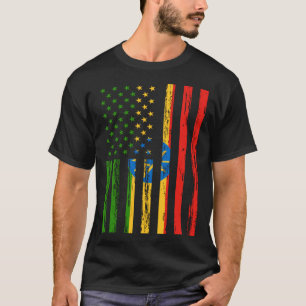 Ethiopia Flag America US It is in my DNA  Ethiopia T-Shirt