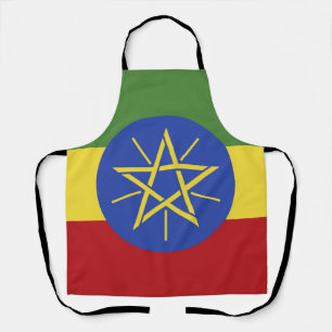 Ethiopia flag apron