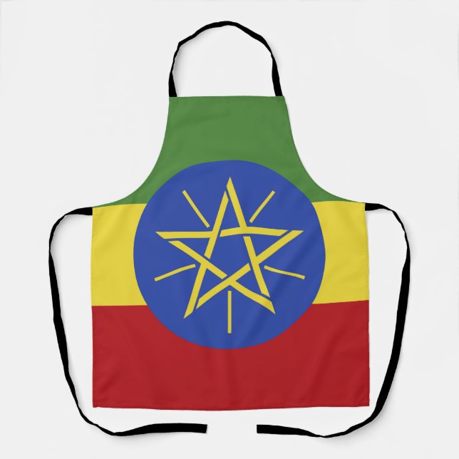 Ethiopia flag apron (Front)