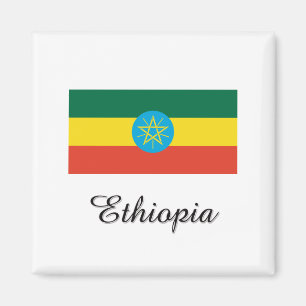 Ethiopia Flag Design Magnet