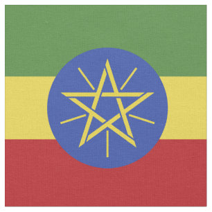 Ethiopia flag fabric