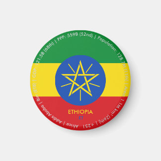 Ethiopia Flag Magnet