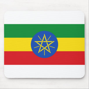 Ethiopia Flag Mouse Pad