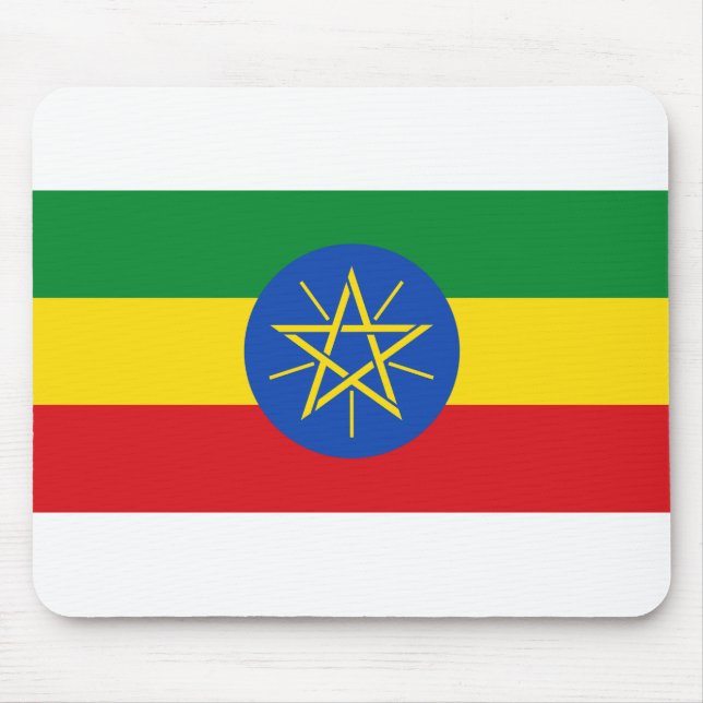 Ethiopia Flag Mouse Pad (Front)