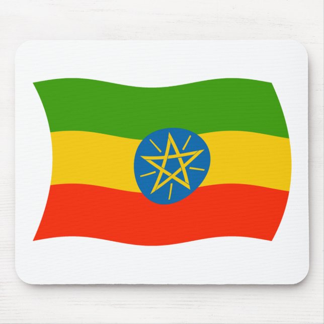 Ethiopia Flag Mousepad (Front)