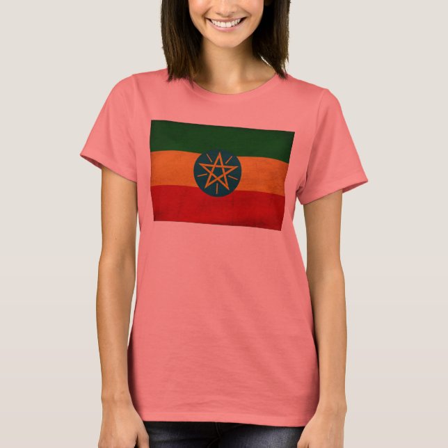 Ethiopia Flag T-Shirt (Front)
