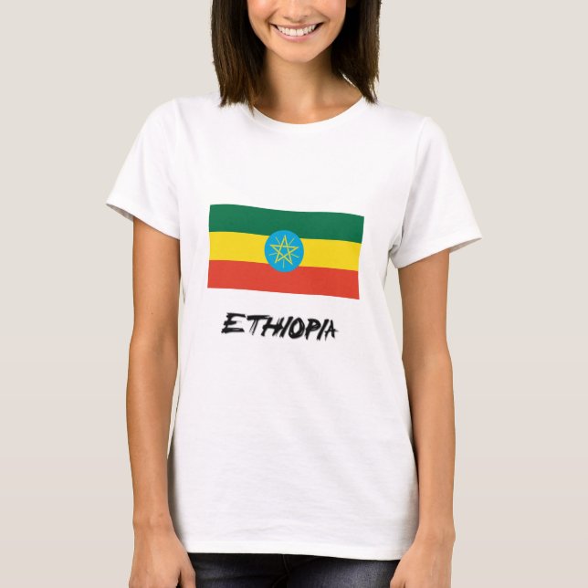 Ethiopia Flag T-Shirt (Front)