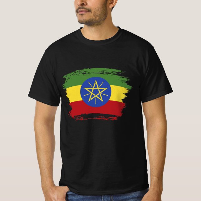 Ethiopia flag T-Shirt (Front)
