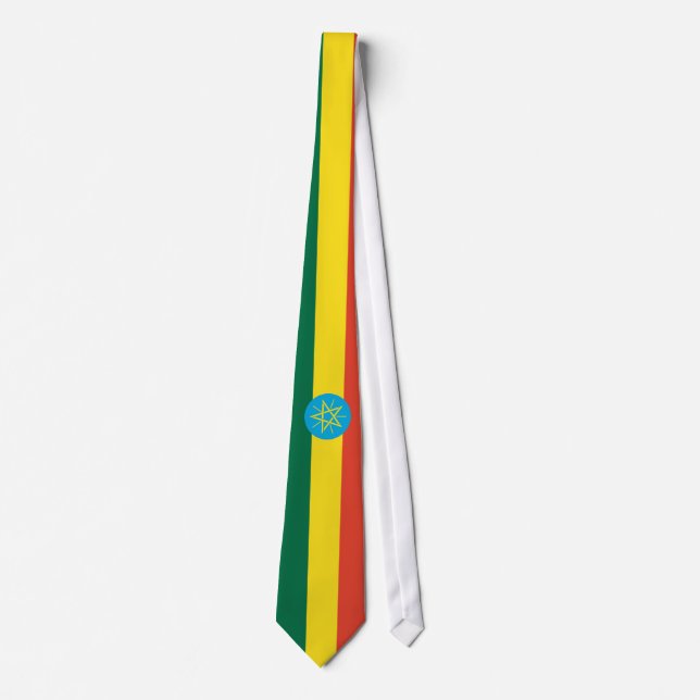 Ethiopia Flag Tie (Front)