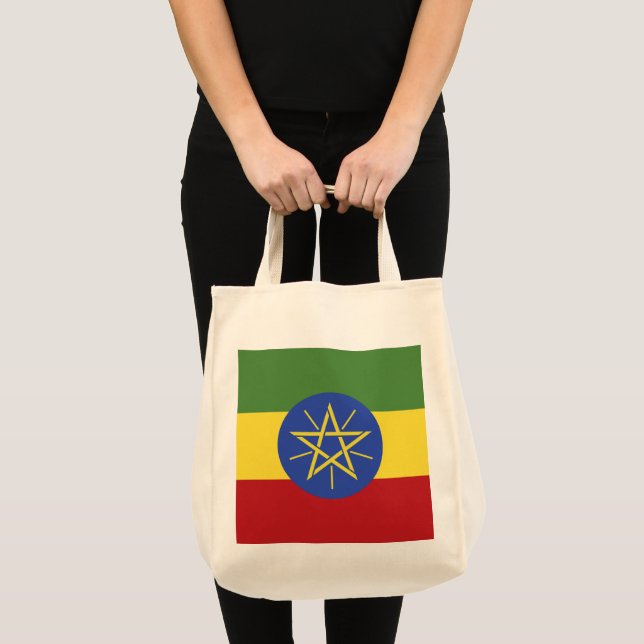 Ethiopia flag tote bag (Front (Product))