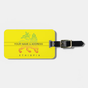 Ethiopia Lion of Judah Luggage Tag