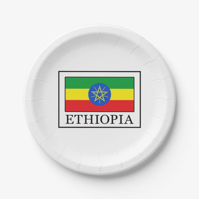 Ethiopia Paper Plate (Front)