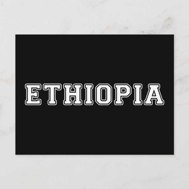 Ethiopia Postcard (Front)