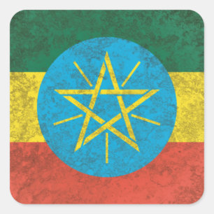 Ethiopia Square Sticker