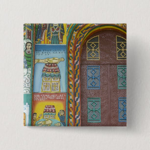 Ethiopia: Tigray Region, Axum, Christ Church, 15 Cm Square Badge