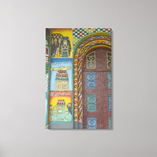 Ethiopia:  Tigray Region, Axum, Christ Church, Canvas Print