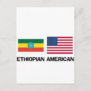 Ethiopian American Postcard