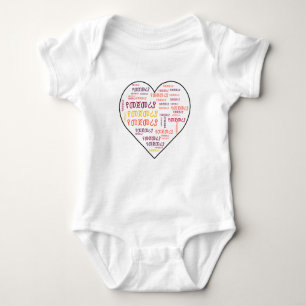 Ethiopian Amharic My First Baby Baby Bodysuit