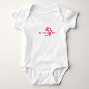 Ethiopian "Baby Girl" Baby Bodysuit