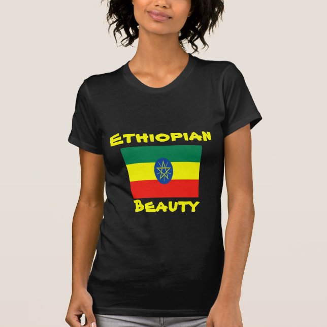 Ethiopian beauty t-shirts (Front)