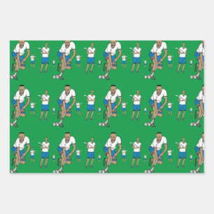 Ethiopian christmas Yegena chewata Wrapping Paper 