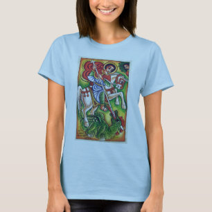 Ethiopian Church Painting - Kidus Gebreal Gabriel T-Shirt
