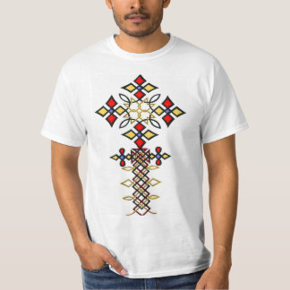 Ethiopian Cross Design Men's T-Shirt