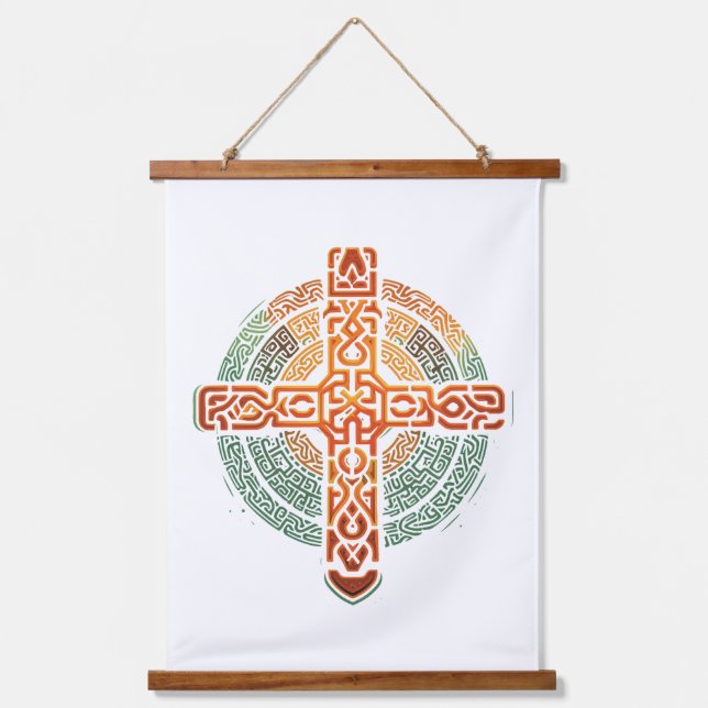 Ethiopian Cross Hanging Tapestry (Front)